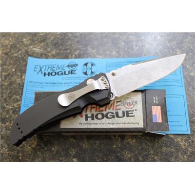 Couteau Hogue Large Tactical Drop Point 154CM Plunge Lock Made USA HO34150 - Free Shipping