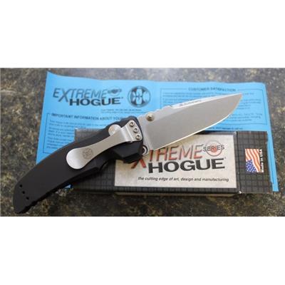 Couteau Hogue EX01 Tactical Drop Point Lame Acier 154CM Manche Aluminium Button lock Made USA HO34170 - Free Shipping