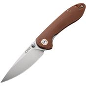 J1912SBNC Couteau CJRB Small Feldspar Brown Acier D2 Manche G10 - Livraison Gratuite