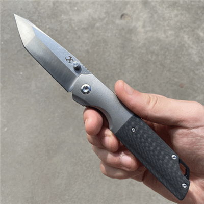 K1005T2 Couteau Kamsept Warrior Lame CPM-S35VN Tanto Blade Ball Bearing - Livraison Gratuite