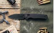 KS6110BLK Couteau Kershaw Bel Air XL DuraLock Lame Acier CPM MagnaCut Reverse Tanto Black Cerakote Manche Black USA | Livraison Gratuite