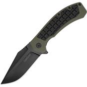 Couteau Kershaw Faultline Acier 8Cr13MoV Manche Green GFN KS8760 - Free Shipping