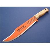 Machette Marbles Orange Jungle Bowie Machet Kukri Made El Salvador MR310410 - Free SHipping