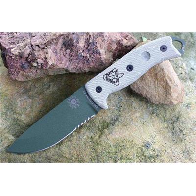 COUTEAU RAT CUTLERY ESEE 5 - COUTEAU DE SURVIE RAT Cutlery RC-5 OD Serrated Knife w/ Kydex Sheath RC5SOD - LIVRAISON GRATUITE