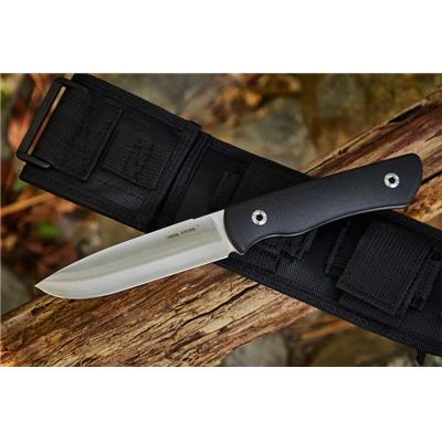 RS3720 Couteau Real Steel Bushcraft Plus Convex Acier 14C28N Housse Nylon/Kydex - Livraison Gratuite