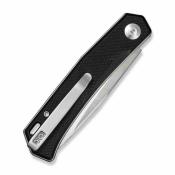 S250891 Couteau Sencut Braxx Black | Lame Clip Point Acier D2 Satin | Slipjoint & Manche G10 Black - Livraison Gratuite