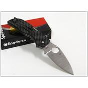 Couteau SPYDERCO CHAPARRAL Manche Fibre de Carbon Acier CPM-S30V SC152CFP - LIVRAISON GRATUITE