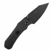 B1058A1 Couteau TENABLE Loki Lame Acier Nitro-V Blackwash Manche Micarta Noir Liner Lock - Livraison Gratuite