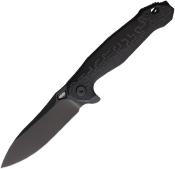 BRB278 Couteau Brous Blades Bygones - Lame Spear Point Acier D2 Stonewash - Manche G10 Noir - Liner Lock USA - Livraison Gratuite