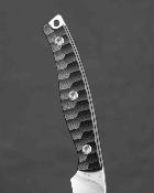 BTKFK08A  Bestech Heidi Blacksmith 3 – Couteau lame Acier 14C28N Satin manche G10 noir étui Kydex – Livraison Gratuite