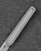 BTKT2502A Bestech Ink Gray | Lame Drop Point Acier MagnaCut SW | Manche GrayTitanium Frame Lock - Livraison Gratuite