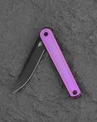 BTKT2502C Bestech Ink Purple | Lame Drop Point Acier MagnaCut Black PVD | Manche Purple Titanium Frame Lock - Livraison Gratuite