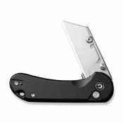 C23039B1CP — Couteau Pliant Civivi Elementum Utility Button Lock Lame Acier 6Cr13 Manche Aluminium Noir Thumb Stud Livraison Gratuite