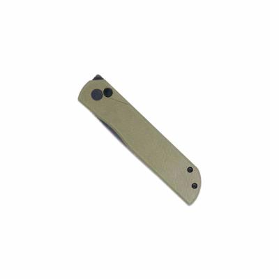 CBTPLRODBDS CobraTec Prowler | Couteau Pliant | Lame Drop Point D2 | Manche G-10 OD Green | Button Lock | Livraison Gratuite