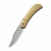 CIVC2015B Civivi Appalachian Drifter – Couteau pliant Slipjoint Lame Acier CPM-S35VN Manche Micarta Olive - Livraison Gratuite