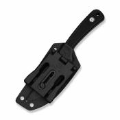 CIVC250401 — Couteau Fixe Civivi Carveth Lame Acier AEB-L Stonewash Manche Plaquettes Black G10 Housse Kydex Livraison Gratuite