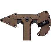 CS90PTHF Hache Cold Steel Trench Hawk Flat Dark EarthTomahawk Lame 1055 Etui - Livraison Gratuite