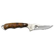 ER059CA Couteau Skinner Elk Ridge Upswept Camo Lame Acier 440 Etui Cuir - Livraison Gratuite