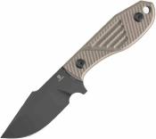 G014A8 Couteau Tenable Tiny Dancer | Lame Harpoon Acier D2 gray TiNi | Manche Sand G10 - Housse Kydex - Livraison Gratuite