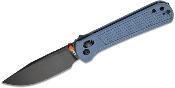 J1960BGY Couteau CJRB Bolt Blue Lame Drop Point Acier AR-RPM9 Manche G10 Recoil Lock - Livraison Gratuite