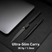 J1965BBK CJRB Lanky Black - Lame Acier AR-RPM9 Manche Aluminium Linerlock Roulements - Livraison Gratuite