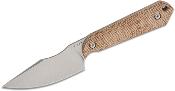 KI1040S7 Couteau Kizer Mini Harpoon Lame Fixe Micarta Marron Housse Kydex - Livraison Gratuite