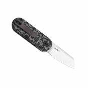 KIV2583A6 Couteau Kizer Mini Bay | Lame Acier 14C28N Satin | Manche Micarta Gray Vortex | Livraison Gratuite