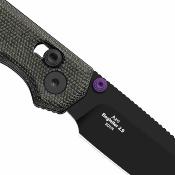 KIV34582CDA1 Couteau Kizer Begleiter 2.9 | Lame Acier BD1N Black PVD | Manche Micarta Noir | Livraison Gratuite