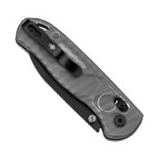 KIV3619A9 Couteau Kizer Drop Bear Pliant Lame Drop Point Acier Nitro-V Manche Acrylique Sécurité Clutch Lock - Livraison Gratuite