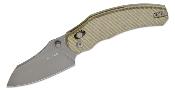 KIV3672A3 Couteau Kizer Bulldog Clutch Lock Green Lame Acier Nitro-V Système de Pivot à Roulements à Billes - Livraison Gratuite