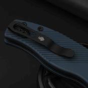 KIV3801A3 Couteau Kizer Glaux Lame Acier 14C28N Black Manche Aluminium Bleu | Livraison Gratuite