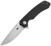 KKNJ146SBK Couteau Pliant Klaken Ridge Pro Lame Acier 14C28N Manche Micarta Noir Linerlock Flipper - Livraison Gratuite