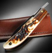 KOT422521  Couteau de Poche Artisanal Kotoh Made in Japan | Lame Acier D2 | Slipjoint & Manche Bois de Cerf - Livraison Gratuite