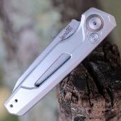 KS7550RAW Couteau Automatique Kershaw Launch 11 Silver Auto Manche Alu Lame Acier CPM-154 Made USA - Livraison Gratuite