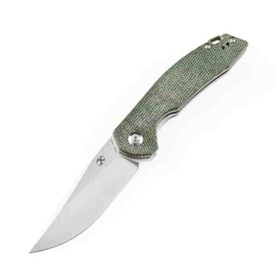 KT2007A2 Couteau Kansept Mini Accipiter Green Lame Acier 154CM IKBS - Livraison Gratuite