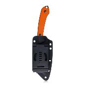 KUB302B Couteau Kubey Perses Outdoor Survival Orange Lame Tanto Reverse Acier Etui Kydex - Livraison Gratuite