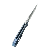 KUB402B Kubey Hamster Blue – Couteau Pliant Frame Lock | Lame Clip Point Satin 14C28N | Manche Titane KIVT - Livraison Gratuite