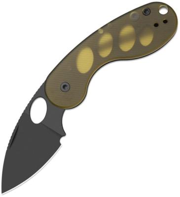 KV2742TSJA1 — Couteau Kizer Microbe Sandvik 14C28N 58-60 HRC Drop-Point Ultem Slipjoint - Livraison Gratuite