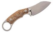 LSTH1CVN Karambit LionSteel H1 Natural Lame Acier M390 Etui Cuir Made Italy - Livraison Gratuite 