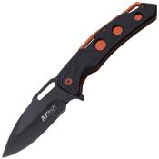 MTA2026BK Couteau Pliant MTech MT-A2026 Lame Acier 3Cr13MoV Manche Aluminium Noir Linerlock - Livraison Gratuite
