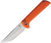 NMB2406O Couteau North Mountain Blade Chop 2 AEB-L Tanto Lame Acier Manche G10 Orange Button Lock - Livraison Gratuite