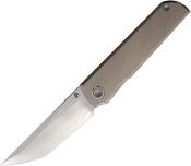 NMB2505AT North Mountain Blade Chop Classic – Couteau Lame Acier SLD tanto Manche titane Framelock – Livraison Gratuite