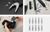 NTL20213 Outils multifonctions 17-en-1 NexTool Gemini Electric Multi Tool Manche Acier Noir - Livraison Gratuite
