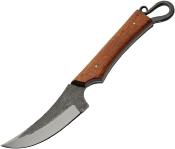 PA4459 Couteau Skinner Forged Pitch Lame Acier  Carbone 1045 Etui Cuir - Livraison Gratuite