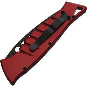 PKCP3RT Couteau Automatique Piranha Auto Amazon Tactical Red Lame Acier 154CM Made USA