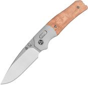 QS157D1 QSP Vault Couteau Lame Drop Point Acier 14C28N Manche G10 + Feuille de cuivre – Glyde Lock –  Livraison Gratuite