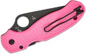 SC223PPNBK Couteau Spyderco Para 3 Pink Compression Lock Lame Acier CTS-BD1N Black Made USA - Livraison Gratuite