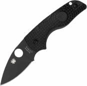 SC230PBBK Spyderco Lil' Native Lightweight  | Couteau Lame Acier CTS BD1N Noir Manche FRN Noir Back Lock USA - Livraison Gratuite