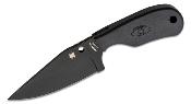 SCFB48PBBK Couteau de Cou Spyderco Fred Perrin Subway Bowie Lame Acier LC200N Black Etui Boltaron Made Japan - Livraison Gratuite