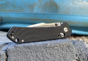 SCH1136032  Couteau Schrade Delta Class Divergent Lame Harpoon Point Acier AUS-8 Satin - Manche G10 Noir - Sécurité Pivot Lock - Livraison Gratuite
